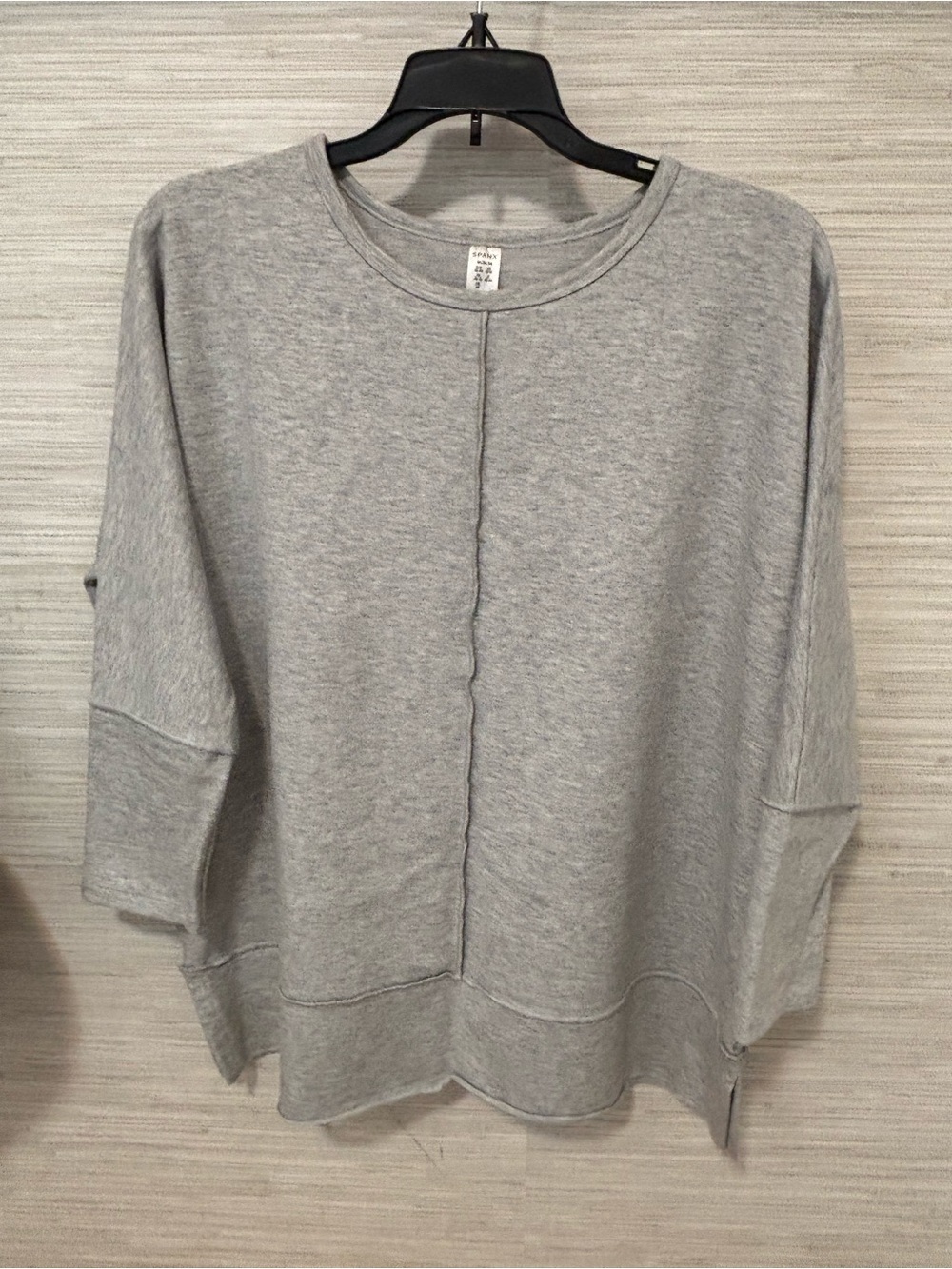 Spanx Perfect Length Dolman sleeve top women medium grey